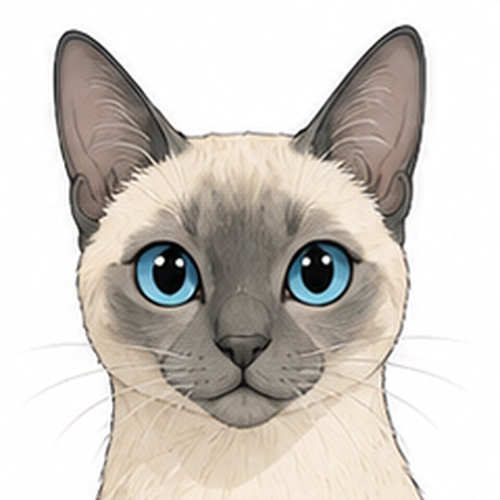 Illustrated portrait of Chibi