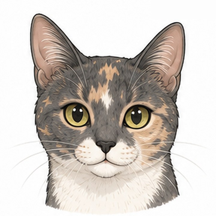 Illustrated portrait of Tama